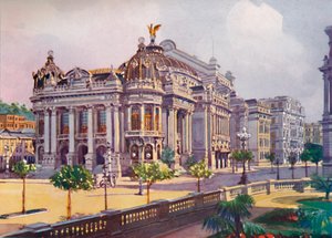 市立劇場、アベニーダリオブランコ、1914 作： Unbekannt