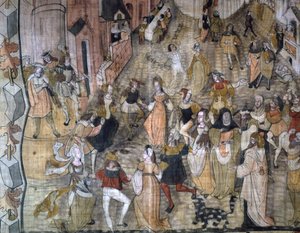 イエスキリストの復讐の謎、詳細、c1630。