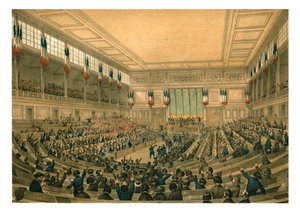 1848年5月の国民構成員会フランス第二共和国。 作： Unbekannt