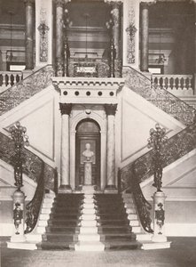 国立図書館の階段、1914 作： Unbekannt