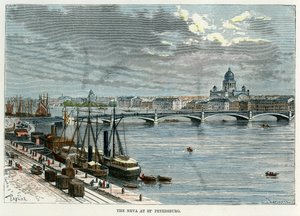 ロシア、サンクトペテルブルクのネヴァ、c1880 作： Unbekannt
