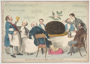 新国会議事堂プディングまたはジョンブルズトリート、ca。 1832。 作： Unbekannt