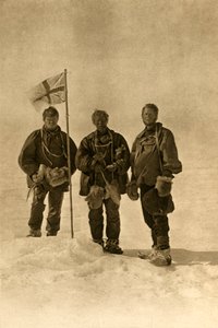 南磁極での北方党、1909年1月17日 作： Unbekannt
