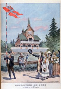1900年の万国博覧会、パリ、1900年のノルウェーのパビリオン 作： Unbekannt