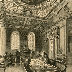 ギルドホールのアルダーメン旧裁判所、1897年。 作： Unbekannt