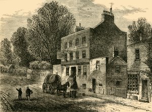 オールドクラウンイン、ハイゲート、1830年、c1876。 作： Unbekannt