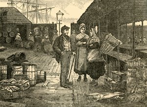 オールドフィッシュマーケット、1898年。 作： Unbekannt