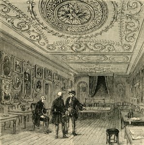 エバンスの古い部屋、1881年。 作： Unbekannt