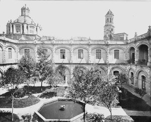 旧サンイポリト修道院、メキシコシティ、メキシコ、c1900。 作： Unbekannt