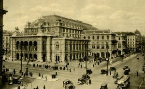 オペラハウス、ウィーン、オーストリア、c1935。 作： Unbekannt