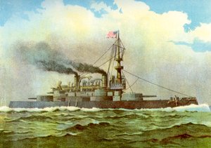 1898年のキューバのオレゴンレース 作： Unbekannt