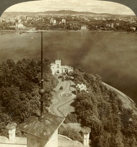 オスカーシャル王立庭園とクリスチャニア、ノルウェー、シャトー出身、c1905。 作： Unbekannt
