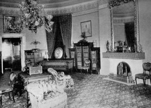 ホワイトハウスのオーバルシッティングルーム、ワシントンDC、アメリカ合衆国、1908年 作： Unbekannt