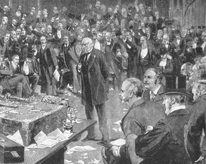 ソールズベリー卿政府の打倒、1892年8月12日...、1901年。 作： Unbekannt