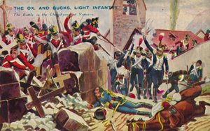 牛。そしてバックス。軽歩兵。ヴィミエーロの教会墓地での戦い、1808年、1939年 作： Unbekannt