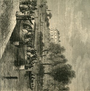 パディントン運河、1840年、c1876。 作： Unbekannt