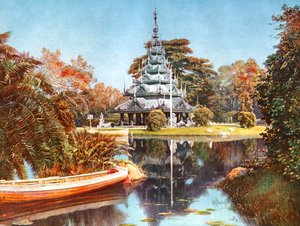 塔、エデンガーデンズ、カルカッタ、インド、20世紀初頭 作： Unbekannt