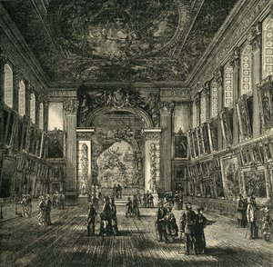 ペインテッドホール、グリニッジ病院、c1878。 作： Unbekannt