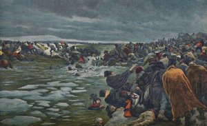 ベレジナの通過、1896年11月1812年。 作： Unbekannt