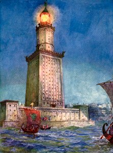 1933-1934年、エジプトのアレクサンドリアのファロス