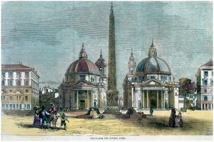 ポポロ広場、ローマ、イタリア、c1880 作： Unbekannt
