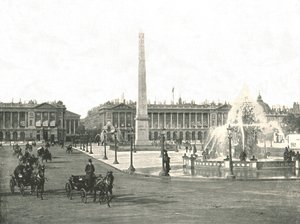 コンコルド広場、パリ、フランス、1895年。