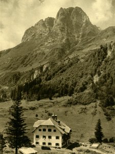 カーニック アルプス山脈のプロッケン峠、オーストリア、1935 年。 作： Unbekannt