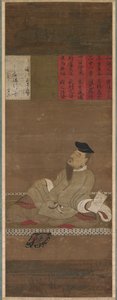The Poet Kakinomoto no Hitomaro, c. 1300-1350.  作： Unbekannt