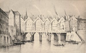 1550年、1915年のサンミッシェル橋 作： Unbekannt