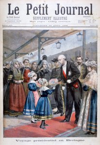 1896年ブルターニュを訪問したフランス共和国大統領 作： Unbekannt