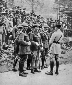 1917年のイタリア戦線でのプリンスオブウェールズ 作： Unbekannt