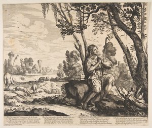 豚を守る放蕩息子、約。 1636年。 作： Unbekannt