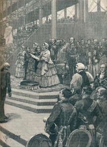 女王がクリスタルパレスをオープン（1906年） 作： Unbekannt