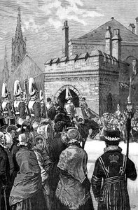 女王が議会を開く、1846年、1900年 作： Unbekannt