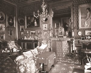 クイーンズシッティングルーム、ウィンザー城、バークシャー、1894。