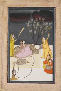 Ragini Dhansari Desi aa Raga Deepaka、c1820 作： Unbekannt