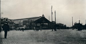 鉄道駅、サンティアゴ、1911 作： Unbekannt