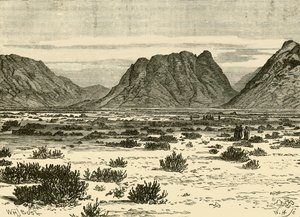 Ras Sufsafehマウントシナイ、1890年。 作： Unbekannt