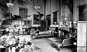 スピーカーハウスの赤い応接室、ウェストミンスター宮殿、ロンドン、c1905 作： Unbekannt