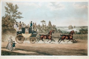 レッドローバー、サウサンプトンコーチ、c1815 作： Unbekannt