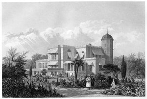 ザレジデンシー、ラクナウ、インド、c1860 作： Unbekannt
