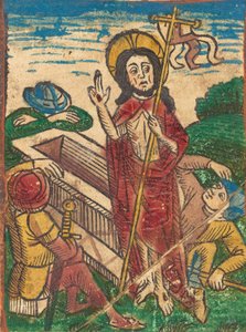 復活、c。 1490年。 作： Unbekannt