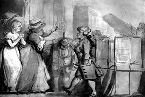 1792年の騎士の栄誉の後のセントジェームスからの帰還 作： Unbekannt
