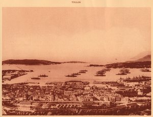 ロードステッド、ツーロン、1930年。 作： Unbekannt