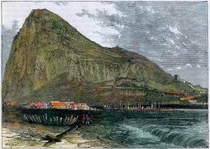 ジブラルタルの岩、c1880 作： Unbekannt