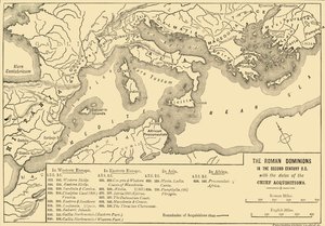 紀元前2世紀のローマ領主、1890年の主な買収の日付。 作： Unbekannt