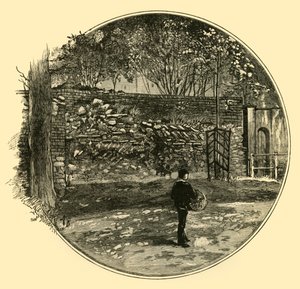 ドーチェスターのローマの壁、1898年。 作： Unbekannt