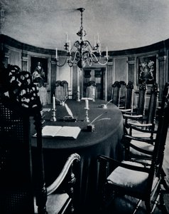 行政評議会が集まった国会議事堂の部屋、c1938 作： Unbekannt