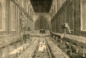 ギルドホールのロイヤルバンケット、1761年、1897年。 作： Unbekannt