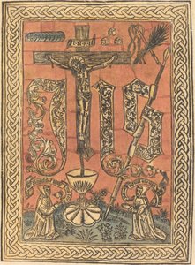 神聖なモノグラム、c。 1500。 作： Unbekannt